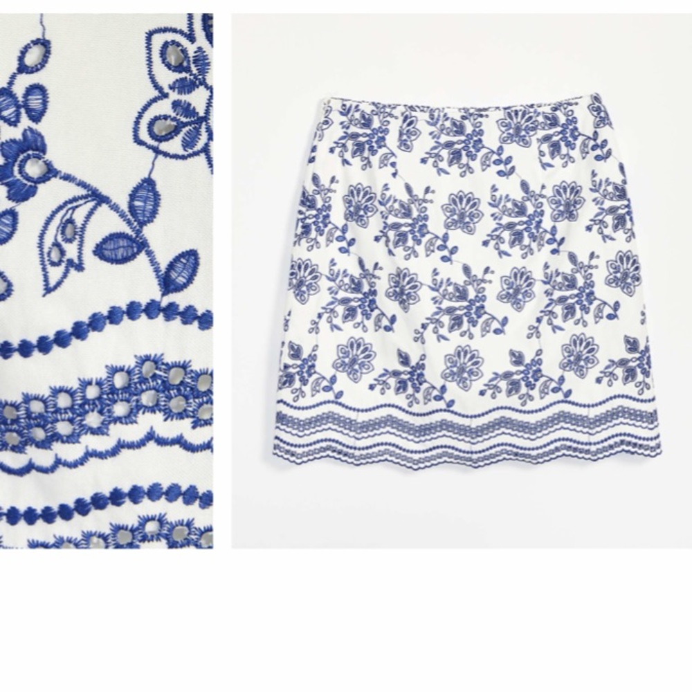 NWT: Loft embroiled skirt
